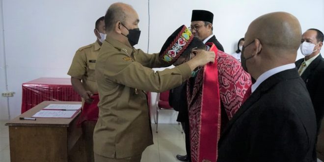 Pj Bupati Landak Buka Kegiatan Pengukuhan Dan Rakor Fkdm Kabupaten